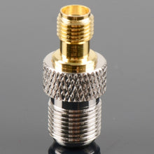 Load image into Gallery viewer, SMA Female to F Female Connector Adapter, SMA Female to F Female