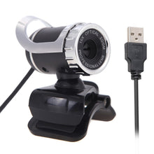 Load image into Gallery viewer, A859 480 Pixels HD 360 Degree WebCam USB 2.0 PC Camera with Sound Absorption Microphone for Computer PC Laptop, Cable Length: 1.4m