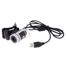 Load image into Gallery viewer, A859 480 Pixels HD 360 Degree WebCam USB 2.0 PC Camera with Sound Absorption Microphone for Computer PC Laptop, Cable Length: 1.4m