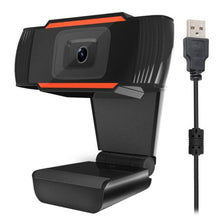 Load image into Gallery viewer, A870 480P Pixels HD 360 Degree WebCam USB 2.0 PC Camera with Microphone for Skype Computer PC Laptop, Cable Length: 1.4m, A870 (Orange), A870 (Black)