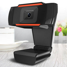 Load image into Gallery viewer, A870 480P Pixels HD 360 Degree WebCam USB 2.0 PC Camera with Microphone for Skype Computer PC Laptop, Cable Length: 1.4m, A870 (Orange), A870 (Black)