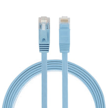 Load image into Gallery viewer, 1m CAT6 Ultra-thin Flat Ethernet Network LAN Cable, Patch Lead RJ45, Length: 1m