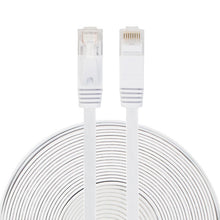 Load image into Gallery viewer, 15m CAT6 Ultra-thin Flat Ethernet Network LAN Cable, Patch Lead RJ45, Length: 15m