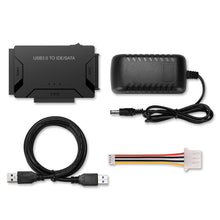 Load image into Gallery viewer, USB 3.0 to SATA / IDE Hard Disk Drive Converter Adapter Cable for 2.5 inch / 3.5 inch SATA IDE HDD, Cable Length: 1m, US160