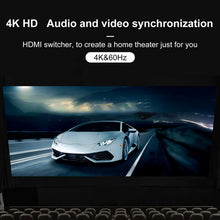 Load image into Gallery viewer, 3 x 1 4K 60Hz HDMI Bi-Direction Switcher with Pigtail HDMI Cable, Bi-Direction