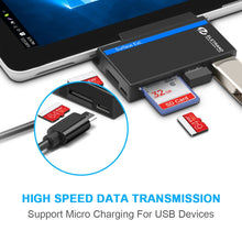 Load image into Gallery viewer, ROCKETEK RT-SGO727 USB 3.0 + USB 2.0 + Micro USB Interface Hub for Microsoft Surface Go, with 2 TF Card &amp; SD Card Slots, RT-SGO727