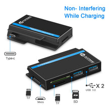 Load image into Gallery viewer, ROCKETEK RT-SGO737 2 USB 3.0 + Micro USB Interface Hub for Microsoft Surface Go, with 2 TF Card &amp; SD Card Slots, RT-SGO737