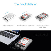 Load image into Gallery viewer, ORICO 3139C3 3.5 inch SATA HDD USB 3.1 Type-C External Hard Drive Enclosure Storage Case, USB 3.1 Type-C (3.5 inch)
