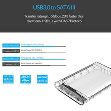 Load image into Gallery viewer, ORICO 3139U3 3.5 inch SATA HDD USB 3.0 Micro B External Hard Drive Enclosure Storage Case, USB 3.0 (3.5 inch)