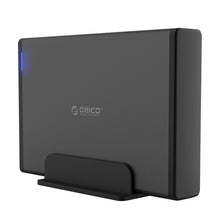 Load image into Gallery viewer, ORICO 7688U3 Vertical Aluminum External Hard Drive Enclosure Storage Case Hard Drive Dock for 3.5 inch SATA HDD