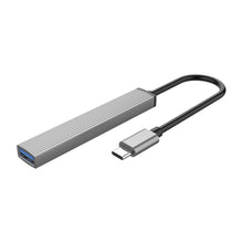 Load image into Gallery viewer, ORICO-AH-13-GY-BP USB 3.0 x 1 + USB 2.0 x 3 to USB-C / Type-C HUB Adapter, AH-13