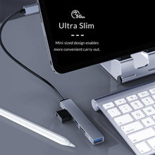 Load image into Gallery viewer, ORICO-AH-13-GY-BP USB 3.0 x 1 + USB 2.0 x 3 to USB-C / Type-C HUB Adapter, AH-13