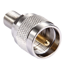 Load image into Gallery viewer, F Female to UHF Male Connector, F Female to UHF Male