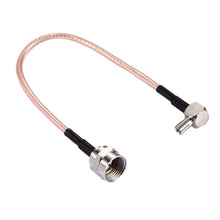 Load image into Gallery viewer, 15cm TS9 to F Male RG316 Cable, F Male RG316