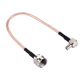 15cm TS9 to F Male RG316 Cable, F Male RG316