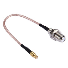 Load image into Gallery viewer, 15cm MCX to F Female RG316 Cable, MCX Male to F Female