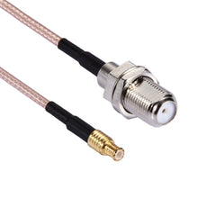 Load image into Gallery viewer, 15cm MCX to F Female RG316 Cable, MCX Male to F Female