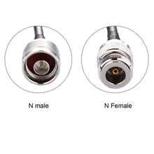 Load image into Gallery viewer, 1m N Male to N Female RG58 Cable, 1m N Male to N Female