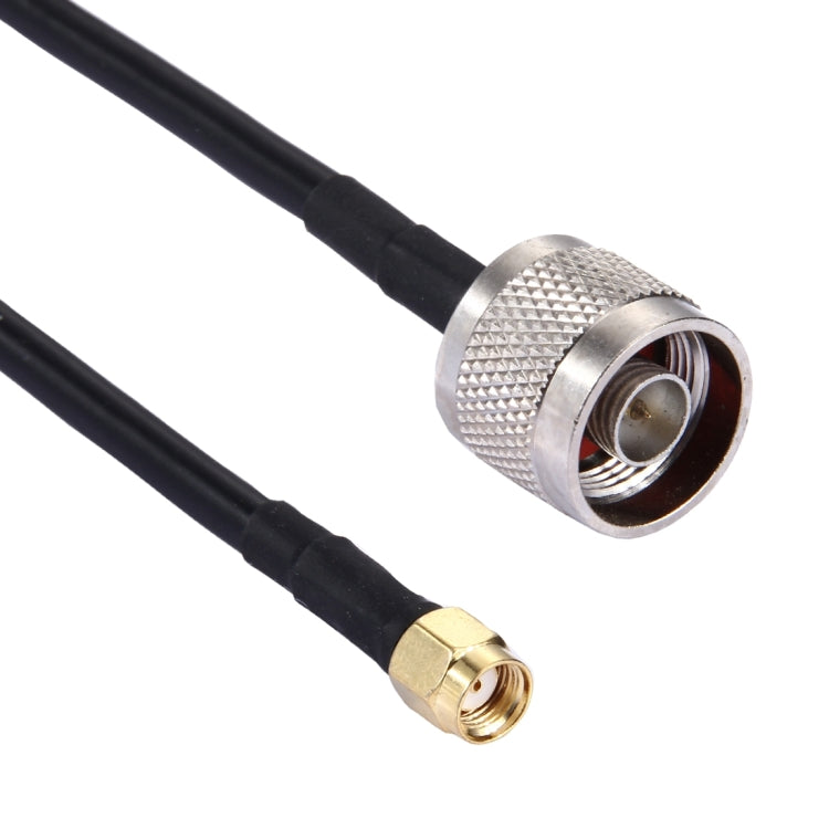5m RP-SMA Male to N Male RG58 Cable, 5m RP-SMA Male to N Male