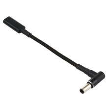 Load image into Gallery viewer, PD 100W 18.5-20V 6.0 x 0.6mm Elbow to USB-C / Type-C Adapter Nylon Braid Cable, 6.0 x 0.6mm