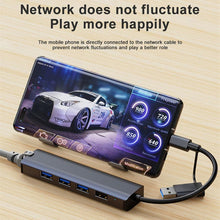 Load image into Gallery viewer, BYL-2208TU 5 in 2 USB + USB-C / Type-C to USB Multifunctional Docking Station HUB Adapter, BYL-2208