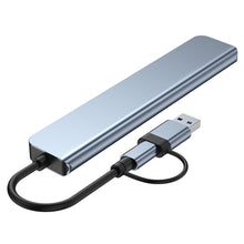 Load image into Gallery viewer, BYL-2218TU 8 in 1 USB + USB-C / Type-C to USB Multifunctional Docking Station HUB Adapter, BYL-2218TU