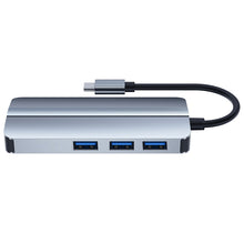 Load image into Gallery viewer, BYL-2209 6 in 1 USB-C / Type-C to USB Multifunctional Docking Station HUB Adapter, BYL-2209