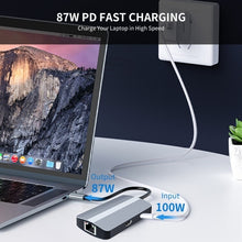 Load image into Gallery viewer, BYL-2209 6 in 1 USB-C / Type-C to USB Multifunctional Docking Station HUB Adapter, BYL-2209