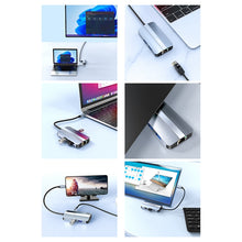 Load image into Gallery viewer, BYL-2203 6 in 1 USB-C / Type-C to USB Multifunctional Docking Station HUB Adapter, BYL-2203