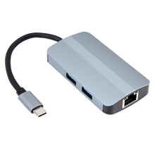 Load image into Gallery viewer, BYL-2203 6 in 1 USB-C / Type-C to USB Multifunctional Docking Station HUB Adapter, BYL-2203