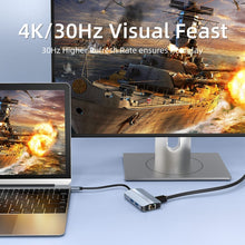 Load image into Gallery viewer, BYL-2203 6 in 1 USB-C / Type-C to USB Multifunctional Docking Station HUB Adapter, BYL-2203