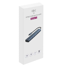 Load image into Gallery viewer, BYL-2210 6 in 1 USB-C / Type-C to USB Multifunctional Docking Station HUB Adapter with 1000M Network Port, BYL-2210