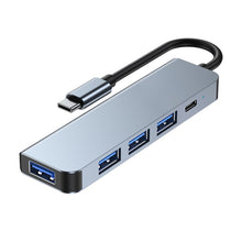 Load image into Gallery viewer, BYL-2301T 5 in 1 USB-C / Type-C to USB Multifunctional Docking Station HUB Adapter, BYL-2301T
