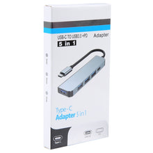 Load image into Gallery viewer, BYL-2301T 5 in 1 USB-C / Type-C to USB Multifunctional Docking Station HUB Adapter, BYL-2301T