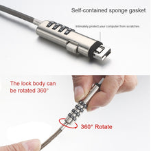 Load image into Gallery viewer, Universal USB Interface Laptop Security Lock, USB Interface