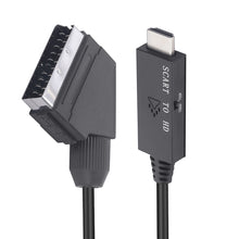 Load image into Gallery viewer, Scart To HDMI-Compatible Converter Video Audio Adapter Cable, Scart To HDMI