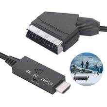 Load image into Gallery viewer, Scart To HDMI-Compatible Converter Video Audio Adapter Cable, Scart To HDMI