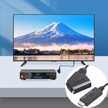 Load image into Gallery viewer, Scart To HDMI-Compatible Converter Video Audio Adapter Cable, Scart To HDMI