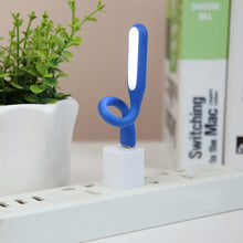 Load image into Gallery viewer, 6LEDs USB Interface Flexible Reading Light with US Power Adapter, Light + Adapter