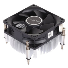 Load image into Gallery viewer, 4Pin CPU Cooler Mute Silent Fan Thickened Aluminum Heat Sink for Intel 1155 / 1150 / 1151, Intel 1155 / 1150 / 1151