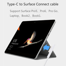 Load image into Gallery viewer, Surface Pro 7 / 6 / 5 to USB-C / Type-C Male Interfaces Power Adapter Charger Cable for Microsoft Surface Pro 7 / 6 / 5 / 4 / 3 / Microsoft Surface Go, Type-C to Microsoft Surface