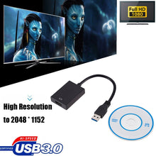 Load image into Gallery viewer, External Graphics Card Converter Cable USB3.0 to HDMI