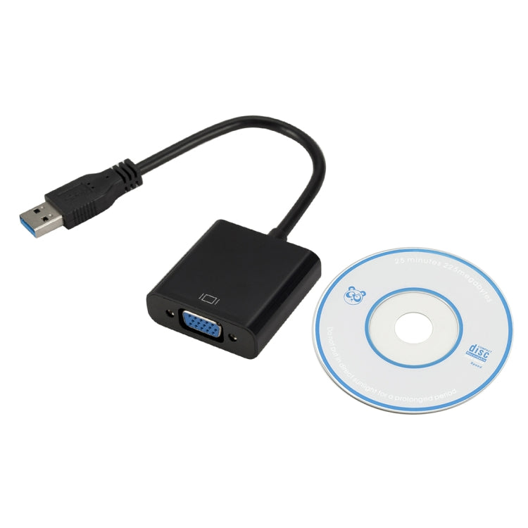 External Graphics Card Converter Cable USB3.0 to VGA, Resolution: 720P, 720P (Black), 720P (Blue), 720P