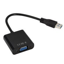 Load image into Gallery viewer, External Graphics Card Converter Cable USB3.0 to VGA, Resolution: 1080P, 1080P (Black), 1080P (Blue), 1080P