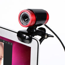Load image into Gallery viewer, HXSJ A860 30fps 480P HD Webcam for Desktop / Laptop, with 10m Sound Absorbing Microphone, Length: 1.4m, A860 Black, A860 Grey, A860 Blue, A860 Red, A860 Red + Black