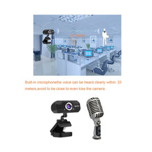 Load image into Gallery viewer, HXSJ S50 30fps 100 Megapixel 720P HD Webcam for Desktop / Laptop / Smart TV, with 10m Sound Absorbing Microphone, Cable Length: 1.4m, S50