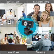 Load image into Gallery viewer, HXSJ S90 30fps 1 Megapixel 720P HD Webcam for Desktop / Laptop / Android TV, with 8m Sound Absorbing Microphone, Cable Length: 1.5m, S90