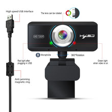 Load image into Gallery viewer, HXSJ S90 30fps 1 Megapixel 720P HD Webcam for Desktop / Laptop / Android TV, with 8m Sound Absorbing Microphone, Cable Length: 1.5m, S90