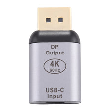 Load image into Gallery viewer, Type-C / USB-C Female to Big DP Male Aluminium Alloy Adapter, Type-C Female to Big DP Male
