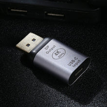Load image into Gallery viewer, Type-C / USB-C Female to Big DP Male Aluminium Alloy Adapter, Type-C Female to Big DP Male